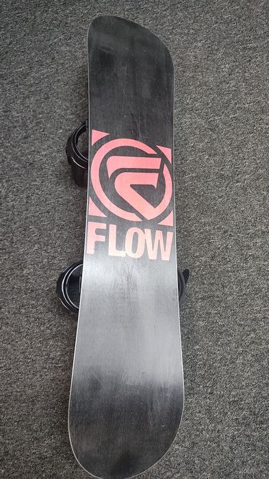 Deska snowboardowa FLOW rhythm 110 cm + wiązanie IC S/M