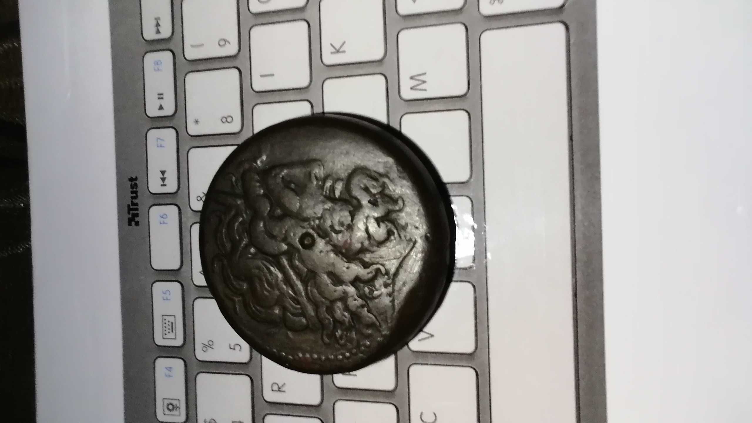 Редкая! Монета - серебро - Птоломей II царь Египта,все на фото! СРОЧНО
