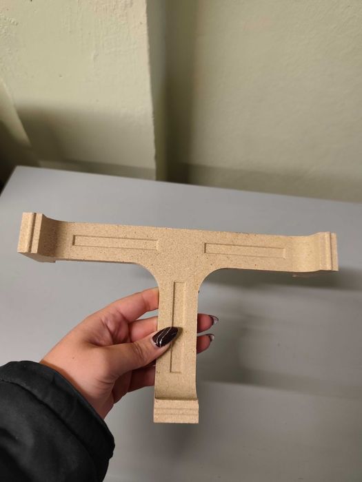 Trempe em forma T para prato D200mm