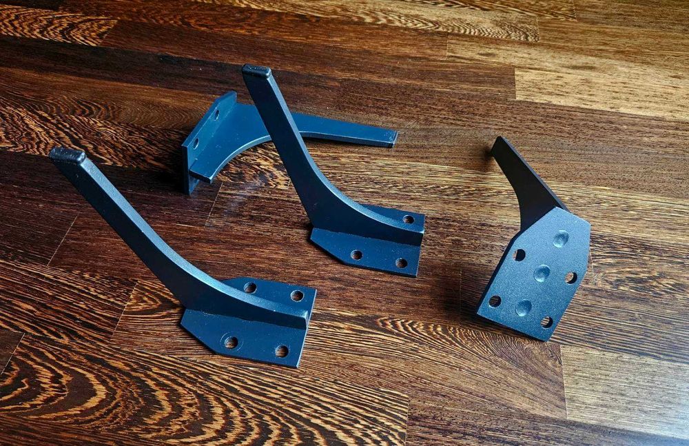 Noga Nogi Nóżki meblowe czarny antracyt stal komoda fotel sofa Wawa