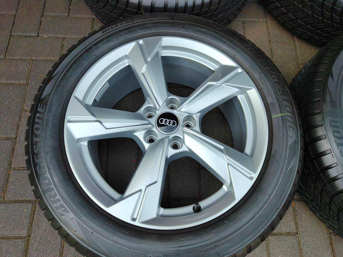 5x112 Koła Zimowe R18 AUDI A6 C8 ET39 225/55 Bridgestone 2023r 8m 4szt