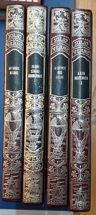 Livros coleção Júlio Verne