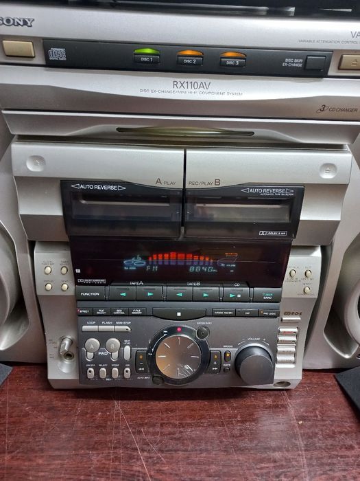 Wieża sony Rx 110Av/dj mix pro/pro logic