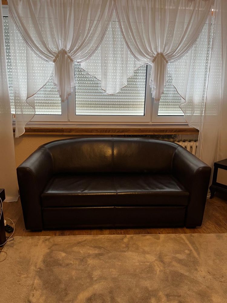 Komplet mebli skórzanych, Sofa, 3+2