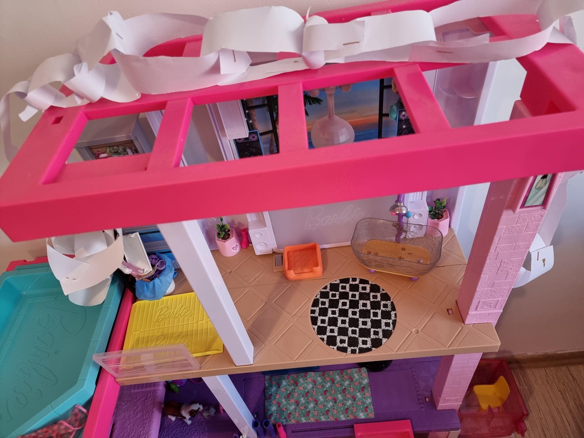 Duży dom Barbie Dreamhouse domek dla lalek