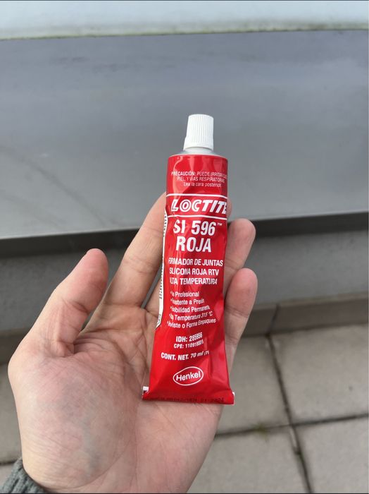 Клей Силіконовий LOCTITE SI 596 (червоний, 70 мл)