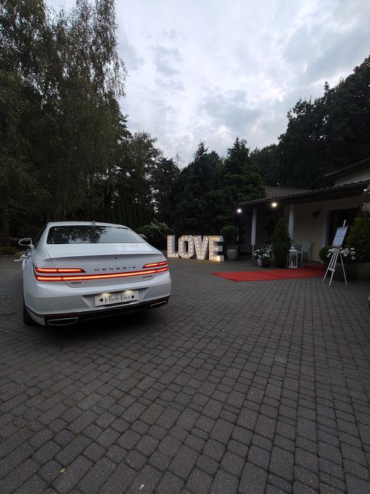 Auto Samochód do Ślubu GENESIS G90 V8 5.0 ULTIMATE. Jedyny taki w PL !