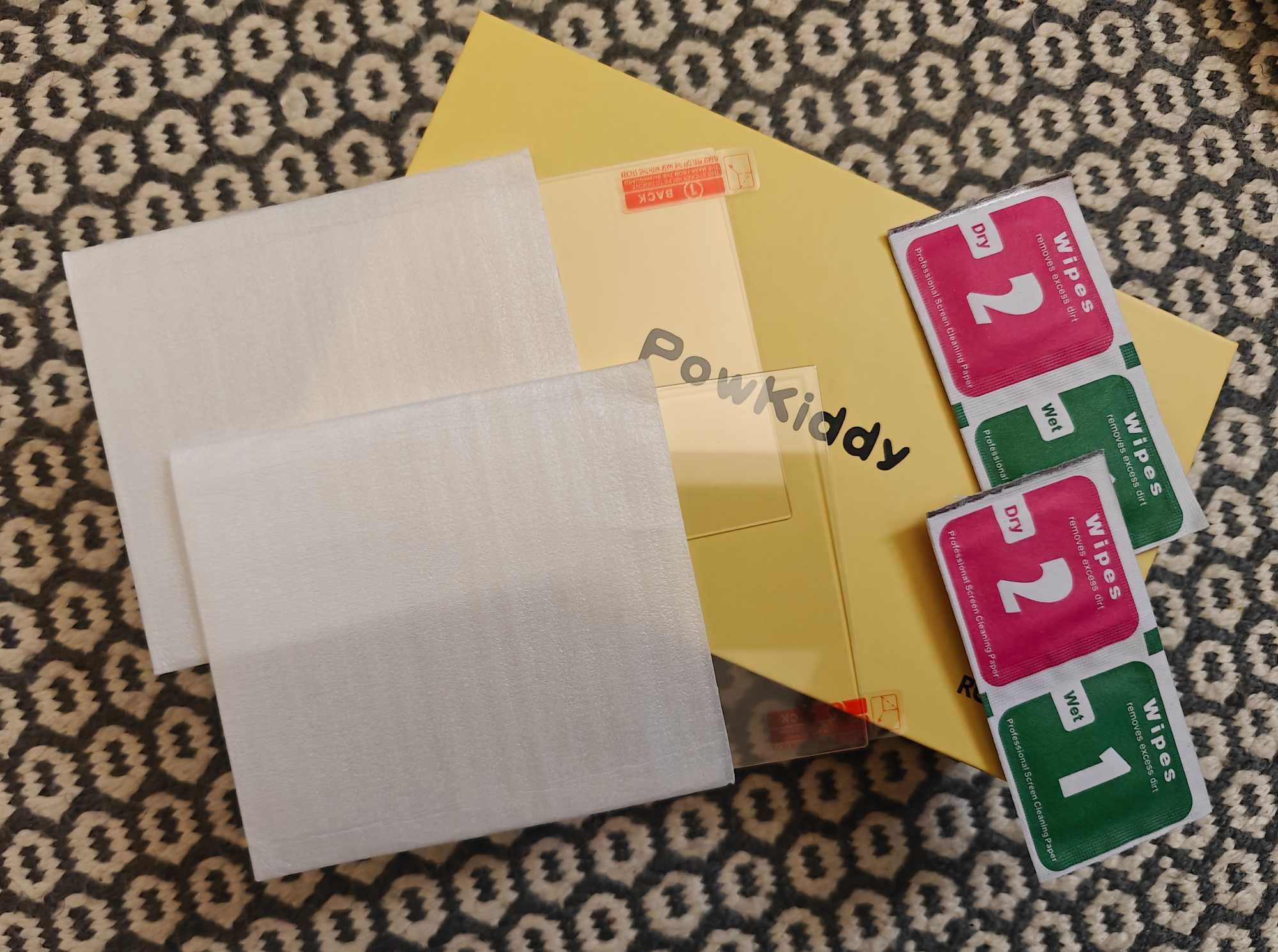 PowKiddy RGB30 czarna, etui, szkło, 64GB+16 GB