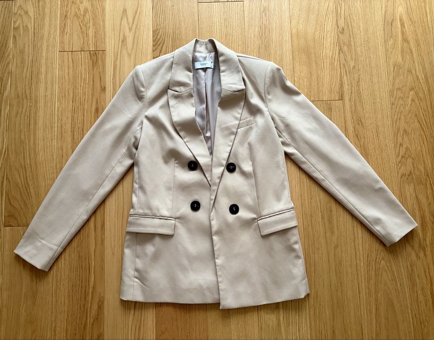 Marynarka beżowa cappuccino reserved 34 XS 36 S