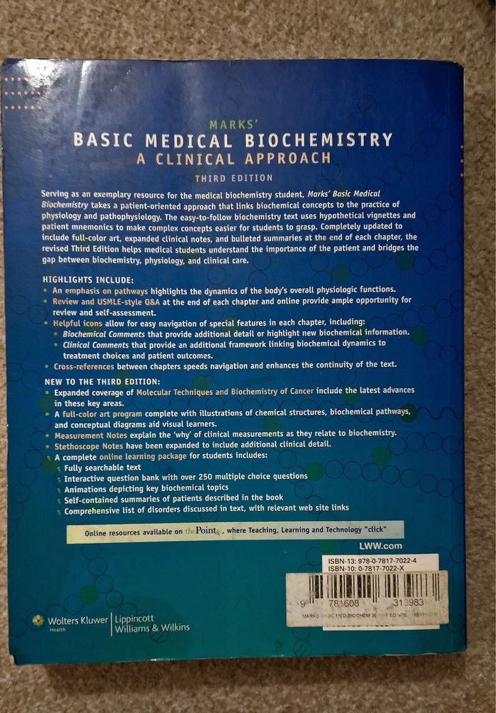 Basic medical biochemistry a clinical approach