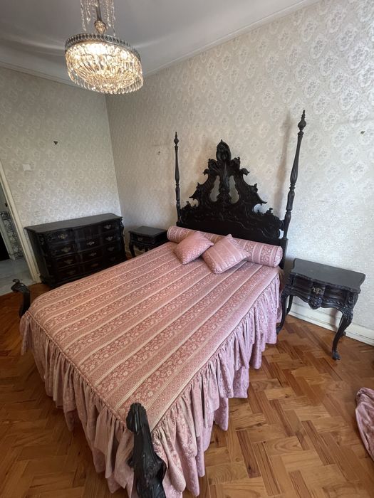 Conjunto completo de quarto D. José. OFERTA cortinados + colcha