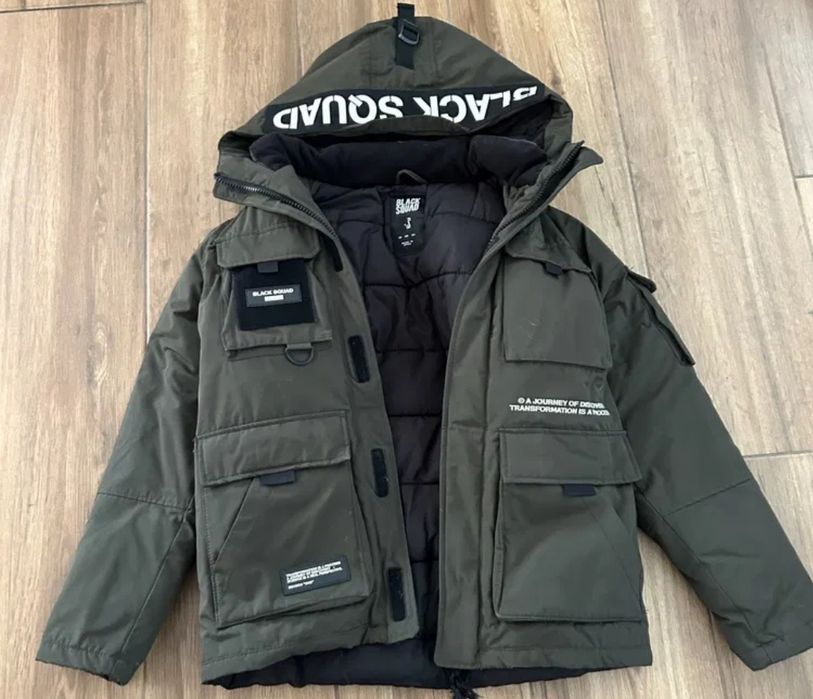 Чоловіча зимова куртка S — дуже тепла, гарний стан