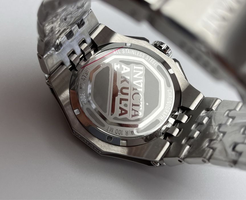 Invicta 47391, invicta akula, чоловічий годинник інвікта акула