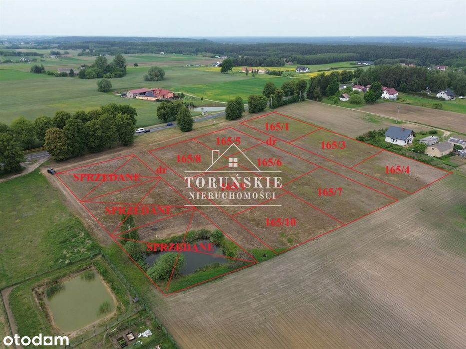 Działki budowlane w Węgiersku k/ Golubia-Dobrzyni