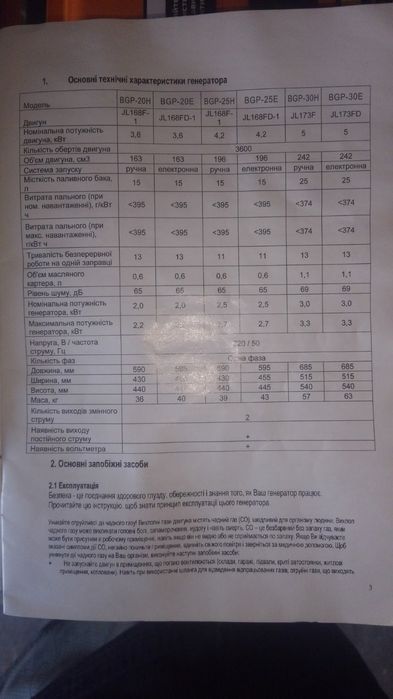 Продам бензоновий генератор