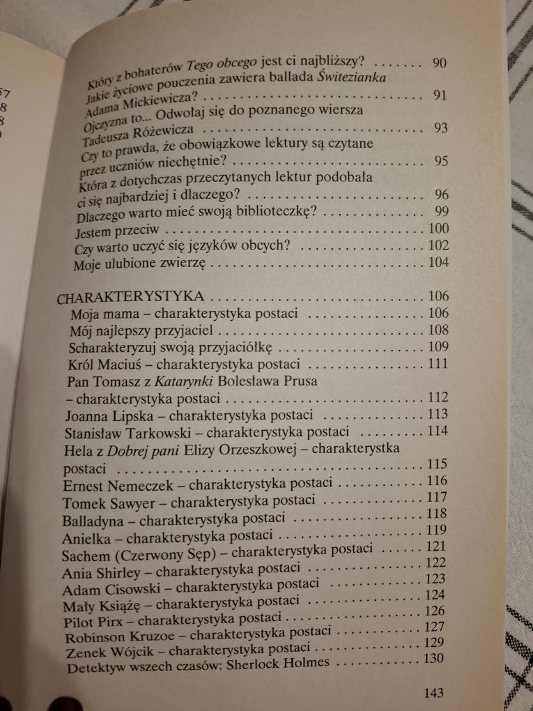 Wzory wypracowań