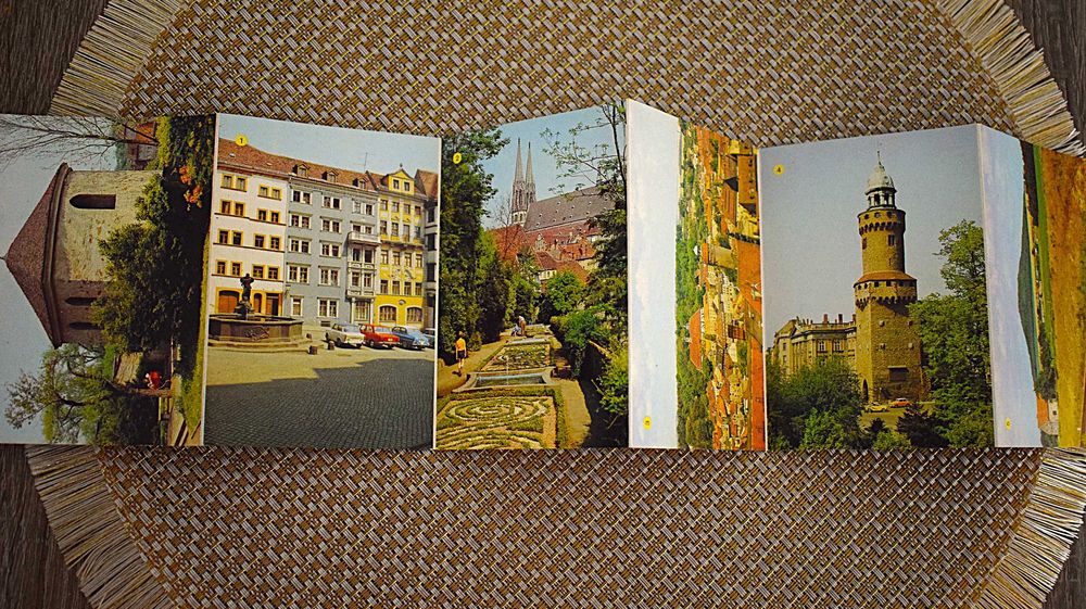 Gorlitz - zestaw małych pocztówek z lat 80 tych