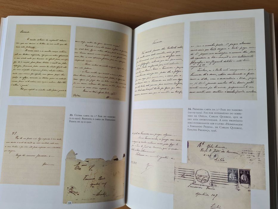 Livro "Cartas de Amor de Ofélia a Fernando Pessoa"