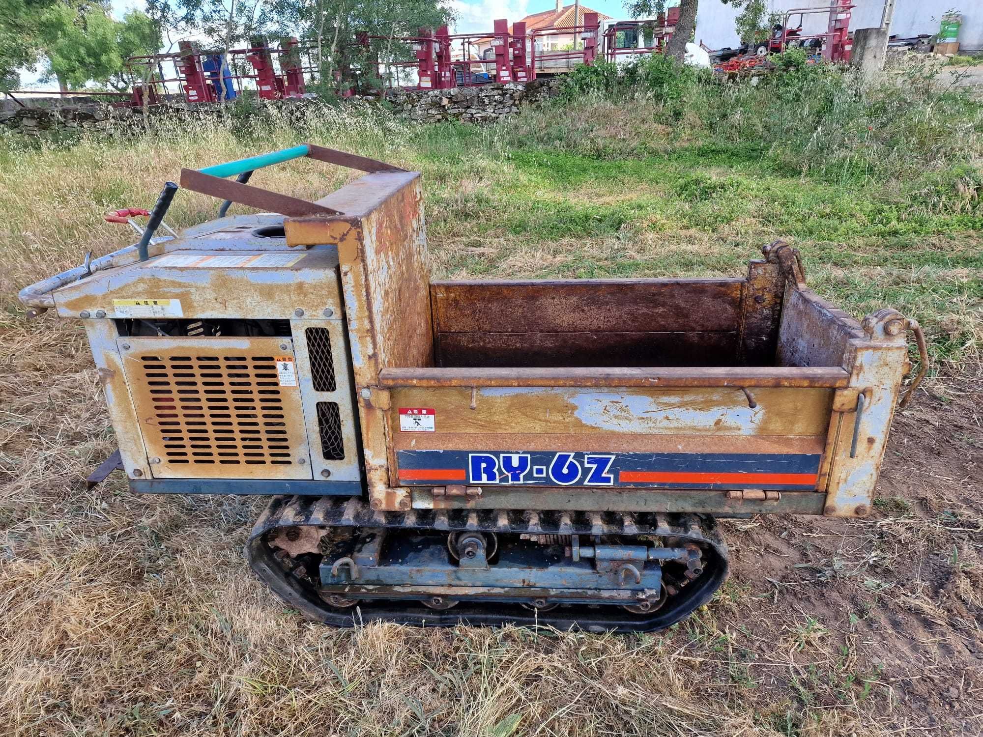 Mini dumper / Carro de mão de lagartas Kubota RY-6Z basculante