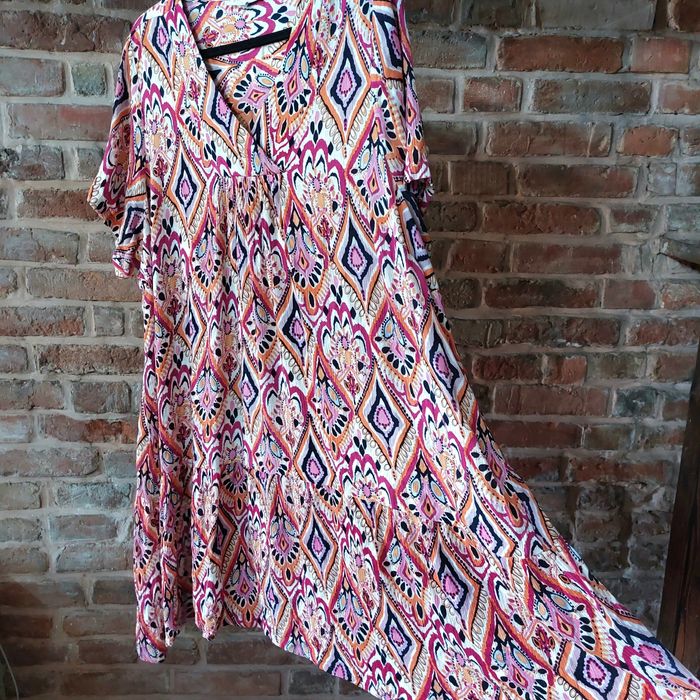 Luźna sukienka w stylu boho L/XXL