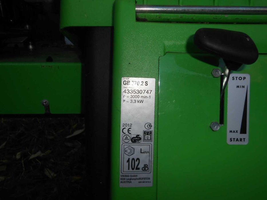 Rębak do gałęzi rozdrabniacz ogrodowy Viking Gb 370