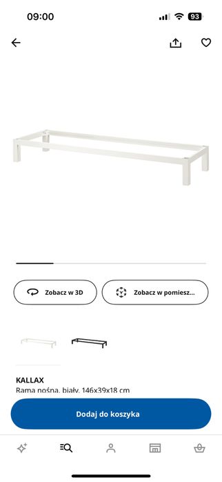 Rama nośna Kallax biała