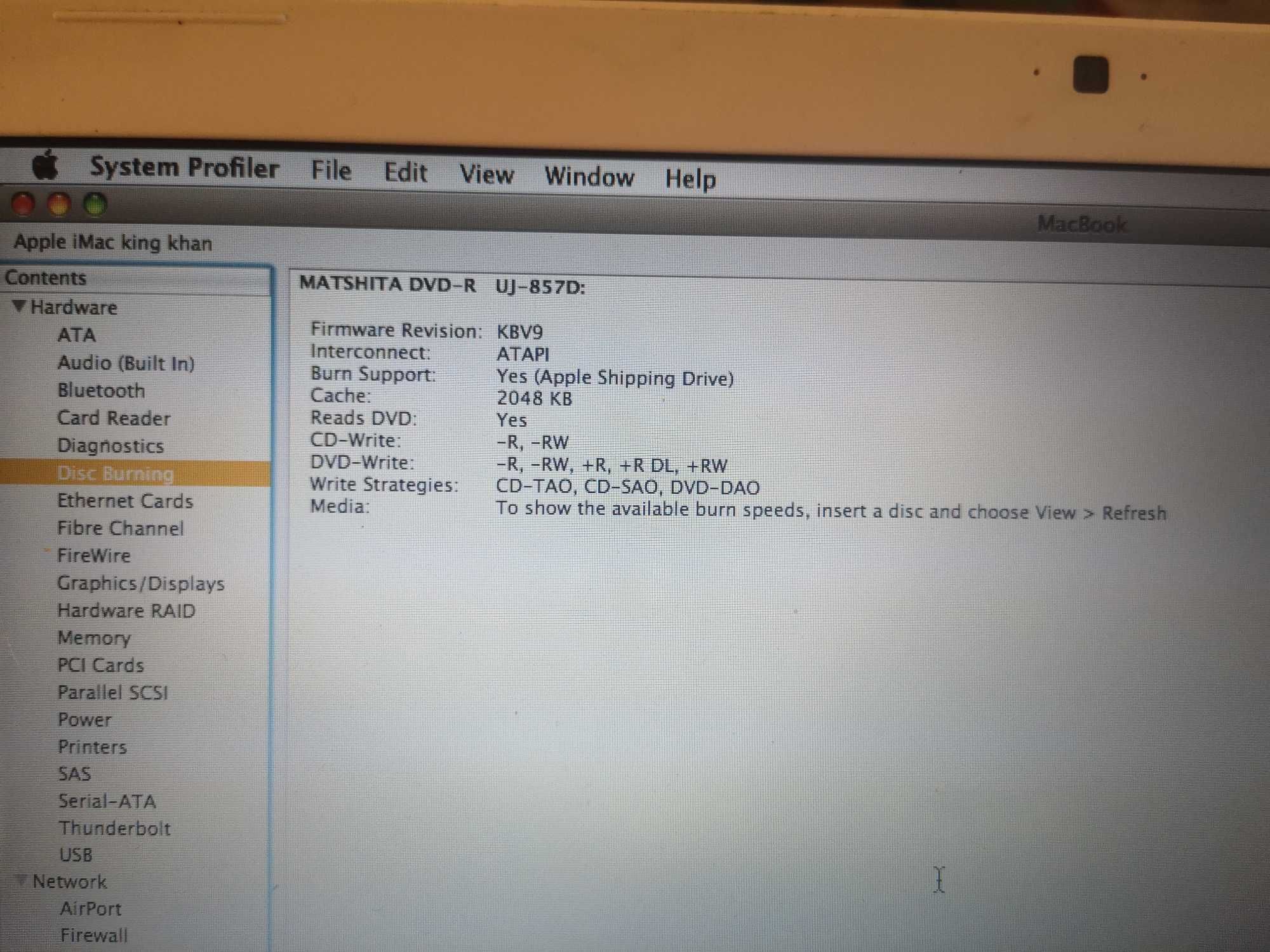 Apple MacBook 2 White Intel Core 2 Duo 4GB 80GB CD DVD