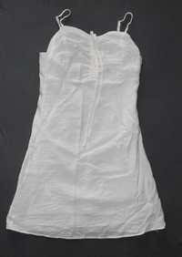 Sukienka biała Sinsay XXS, 32, regulowane ramiączka