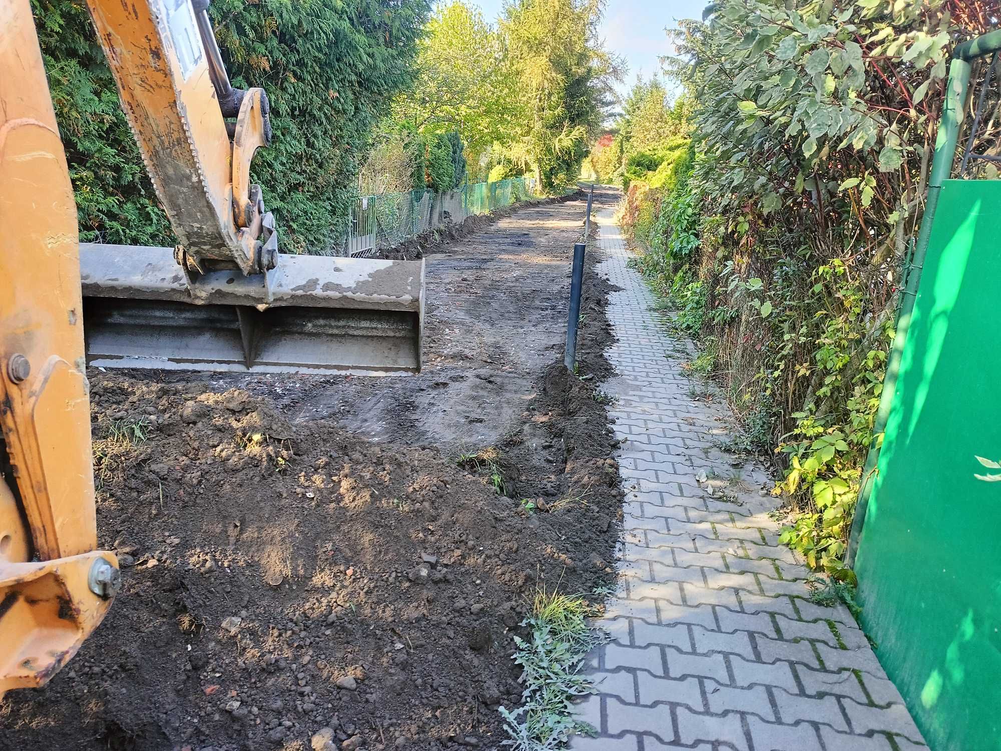 Usługi koparko ładowarką