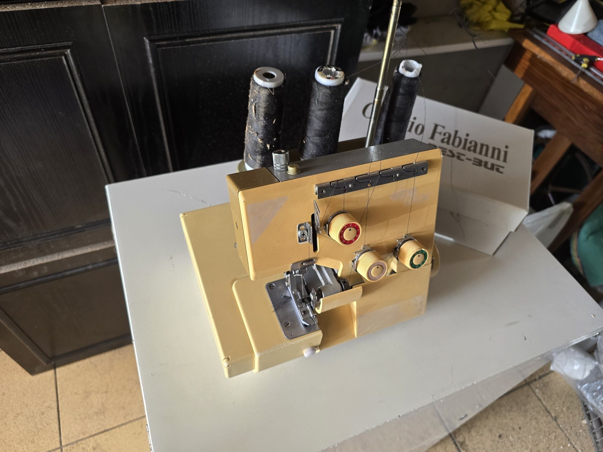 Maszyna do szycia Łucznik 432 i Owerlok Elna Lock F3 overlock overlok