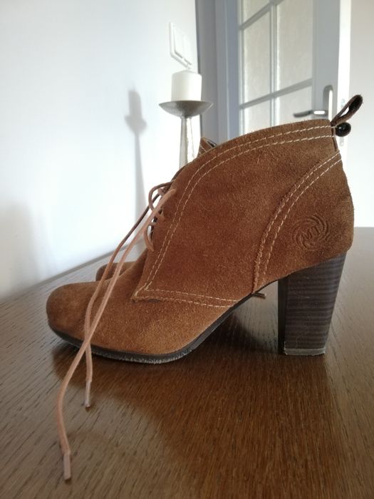 botki damskie 38 markowe skóra naturalna Marco Tozzi