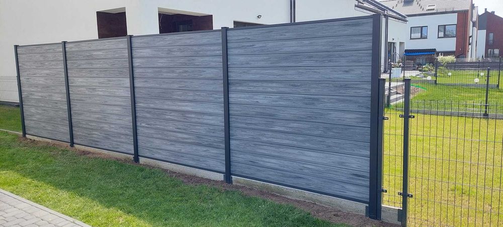 Słupki ogrodzeniowe 2 mi akcesoria System ogrodzeń kompozytowych