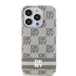 Etui DKNY IML Checkered Mono Pattern & Printed Stripes MagSafe na iPho