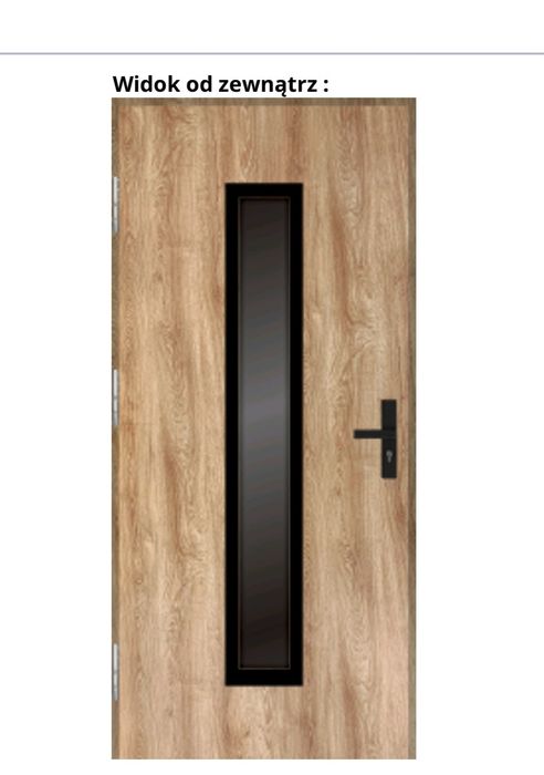 Drzwi stalowe zewnętrzne MARTOM Faktura Vat