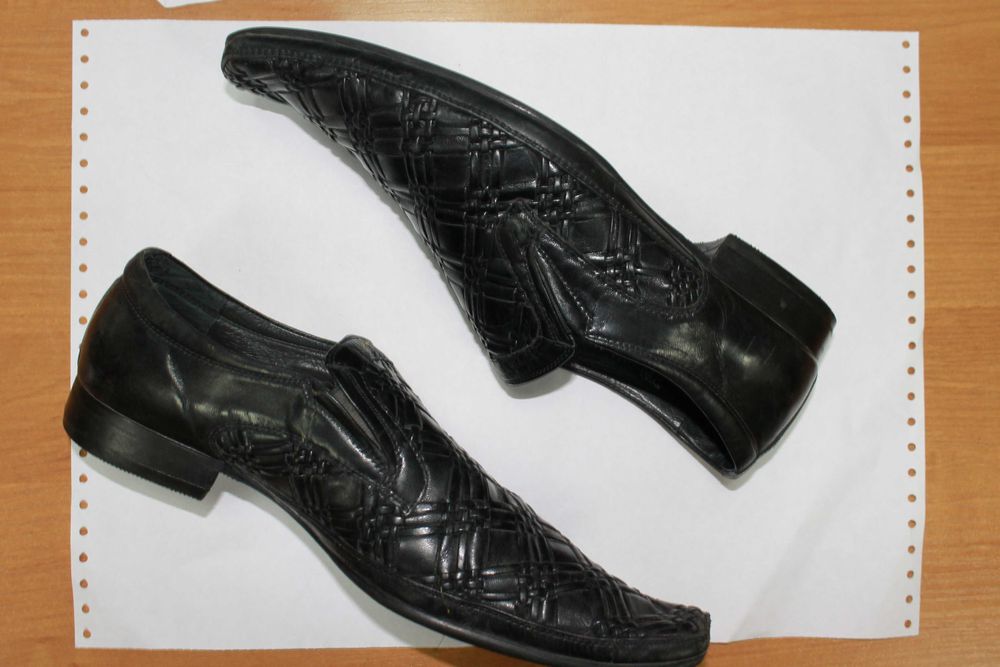 Чоловічі  туфлі, мокасіни з натур шкіри імпортні, легкі  р.41