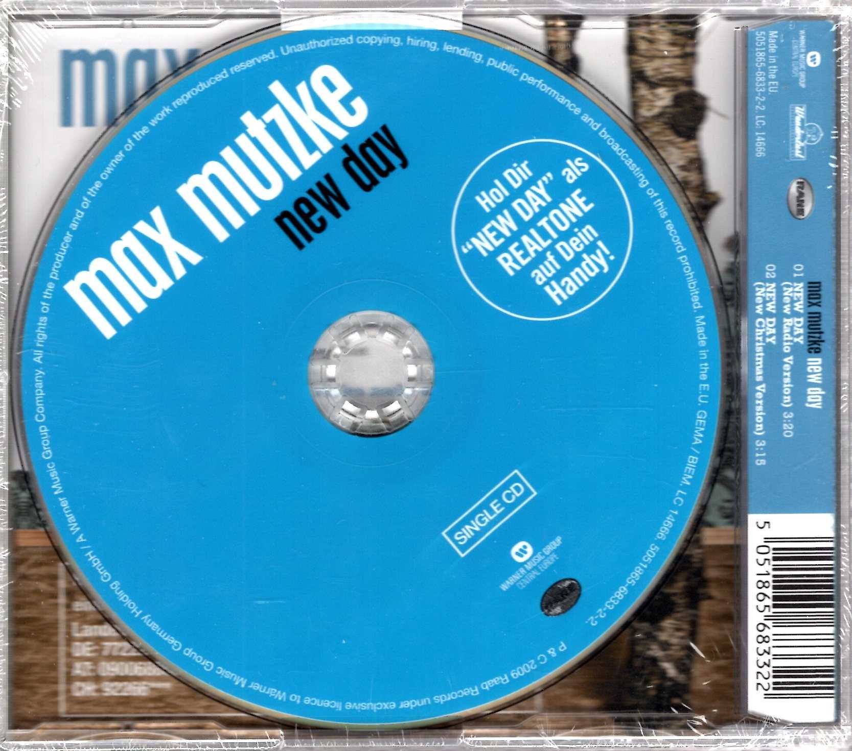 Max Mutzke - New Day (2 Track) (CD)