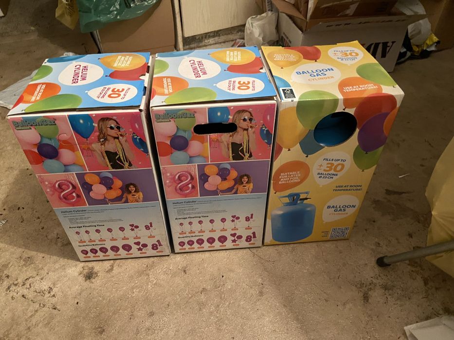 Butla po helu 30 balonów