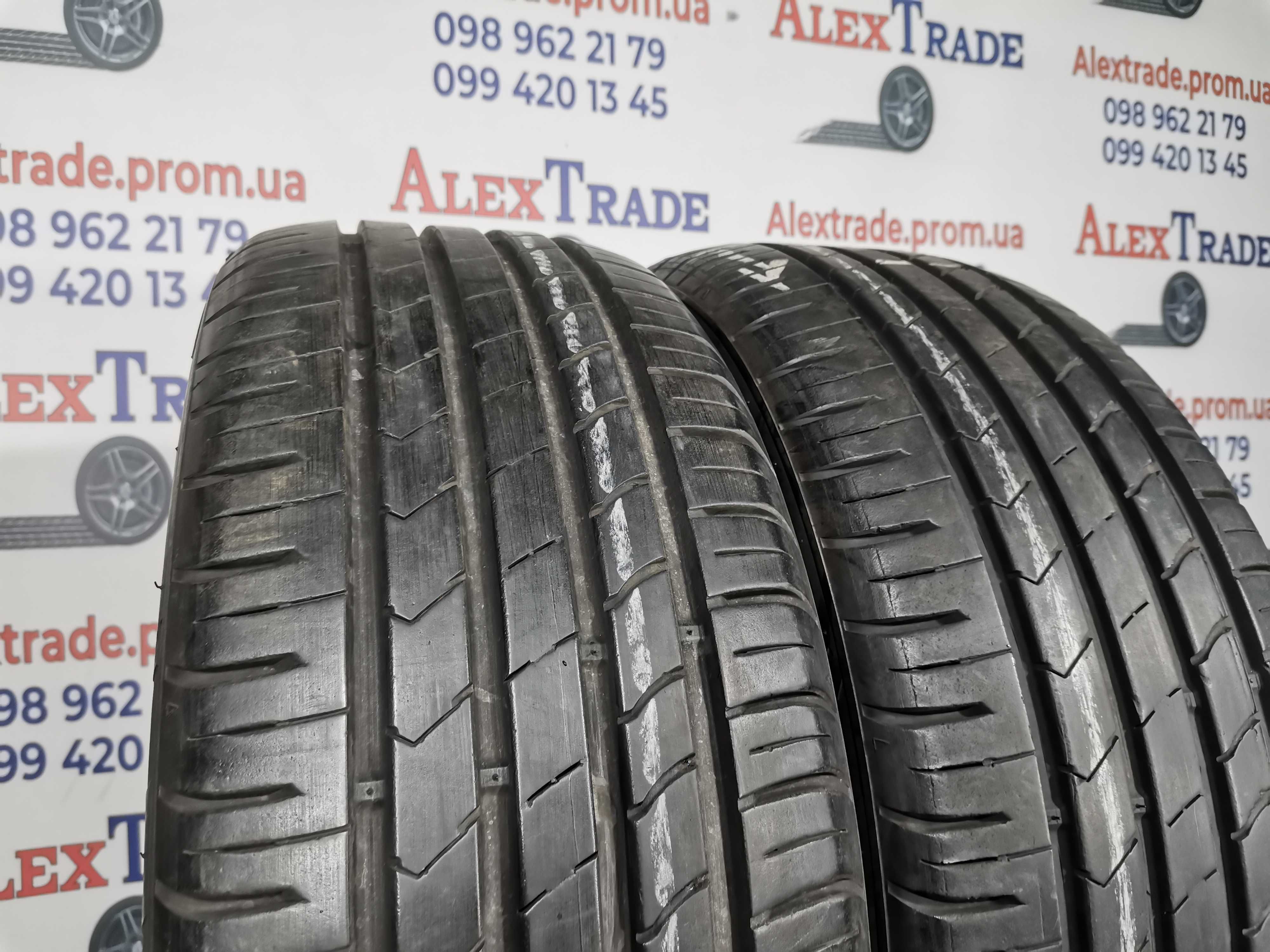 2 шт. 225/55 R17 Kumho Ecsta HS51 літні шини б/у