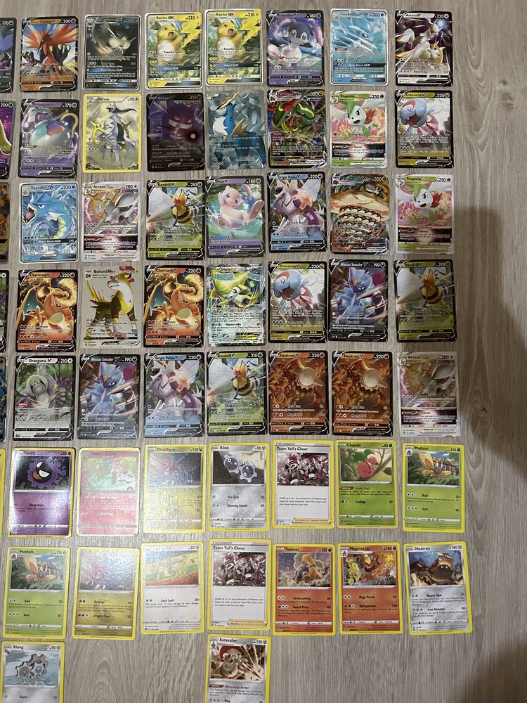 Karty Pokemon 81 + Karty Pokemon Złote 9