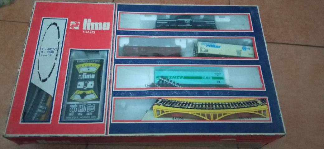 Conjunto Ferromodelismo Vintage - Lima e Jouef