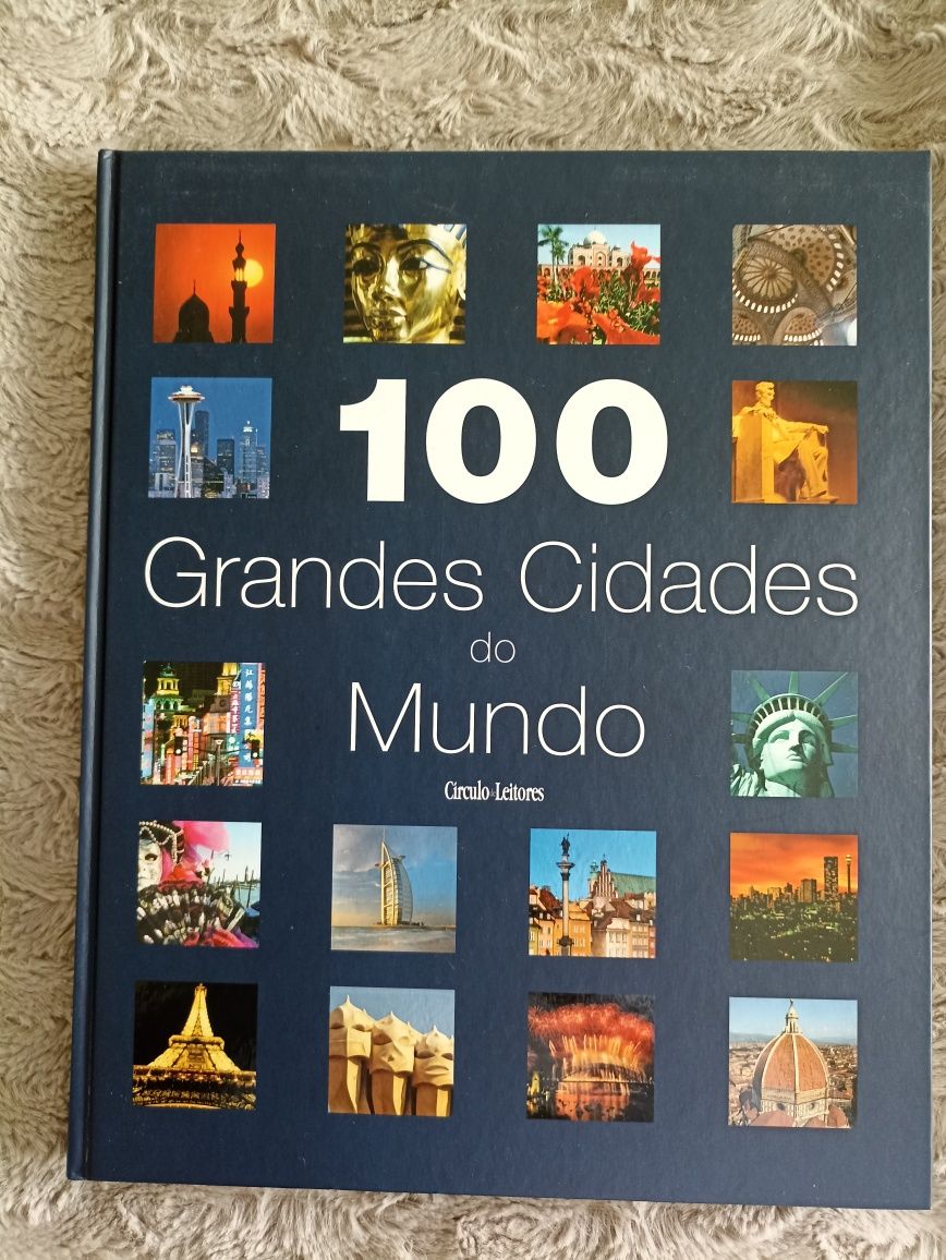 Livro 100 grandes cidades do mundo - Círculo de Leitores