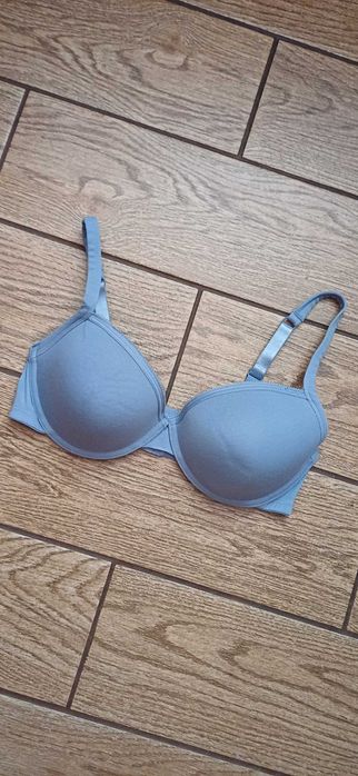 Bawełniany niebieski biustonosz Esmara w r. 85 B