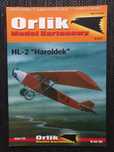 Model Kartonowy Orlik 040 8/2007 Samolot HL-2 "Haroldek"
