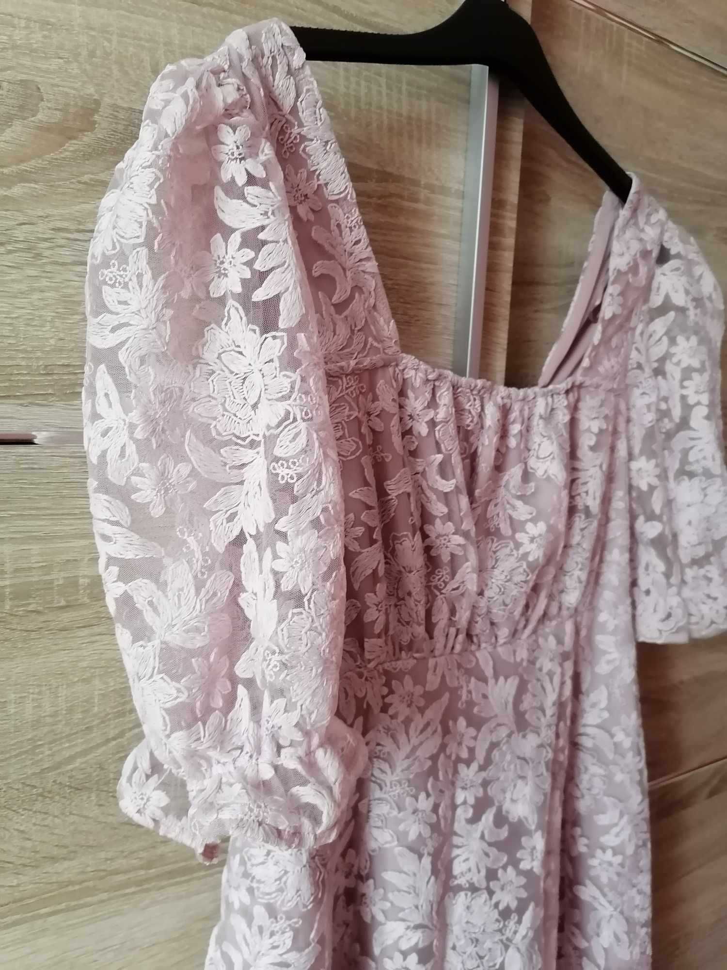 Koronkowa sukienka Mohito, rozkloszowana,ciążowa  Nowa