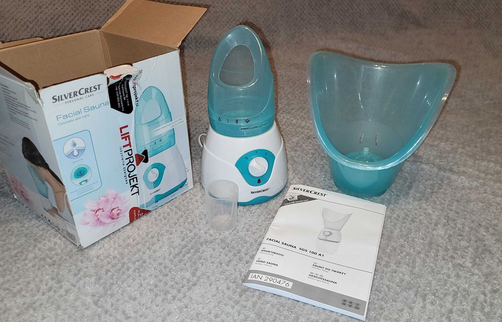 Sauna do twarzy, inhalator Silver Crest