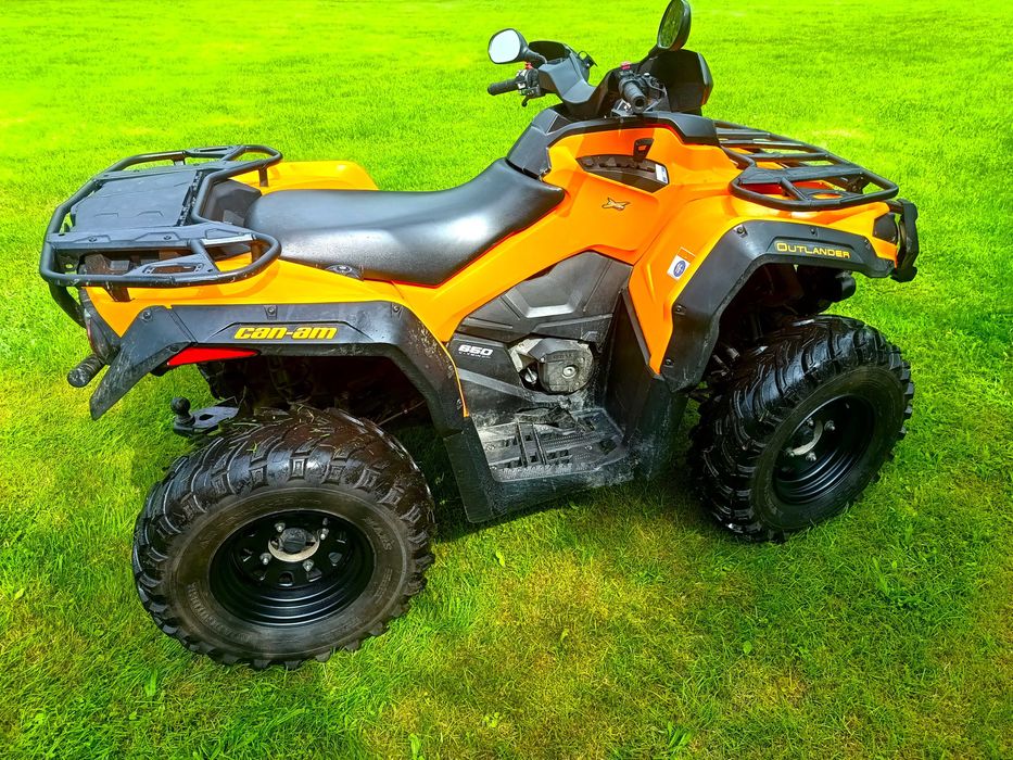 Quad Can Am 650 outlander 4x4 -Wyciągarka Led Zarejestrowany