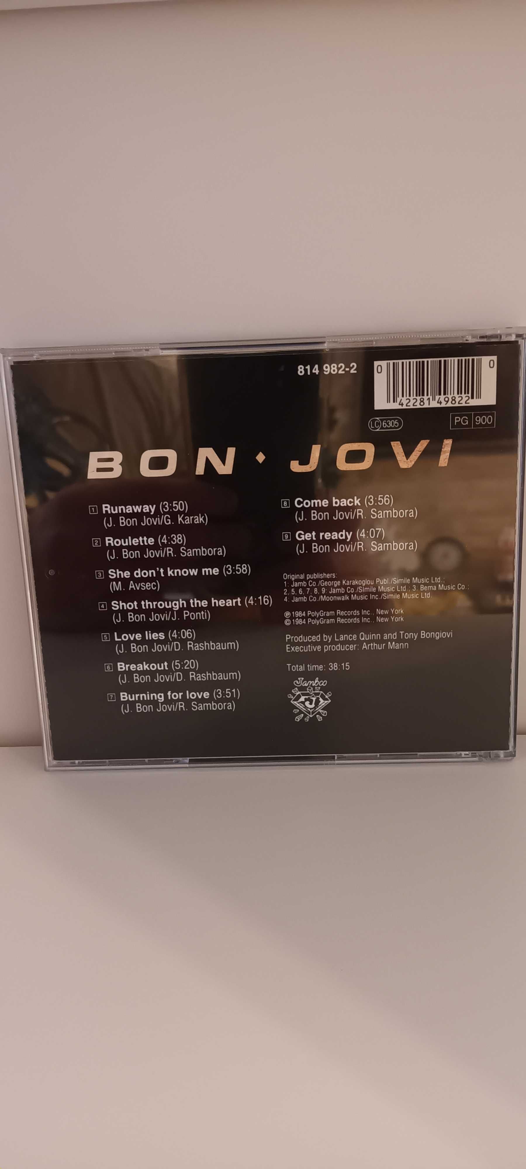 BON JOVI Bon Jovi 1 CD