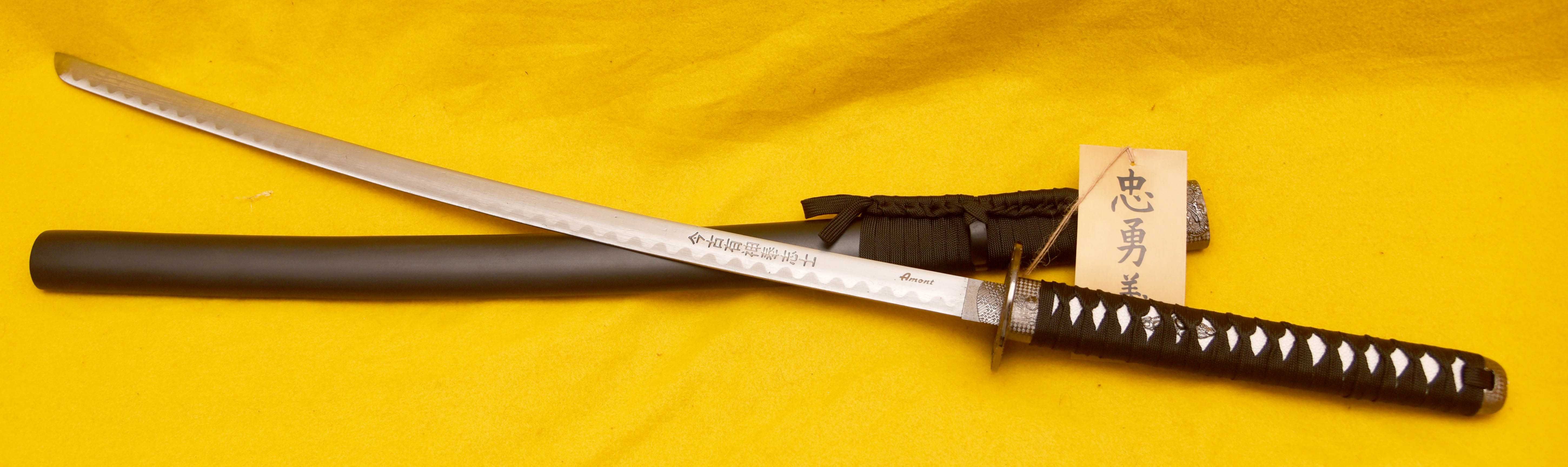 Espada Katana  "Coragem " réplica original do filme o último Samurai