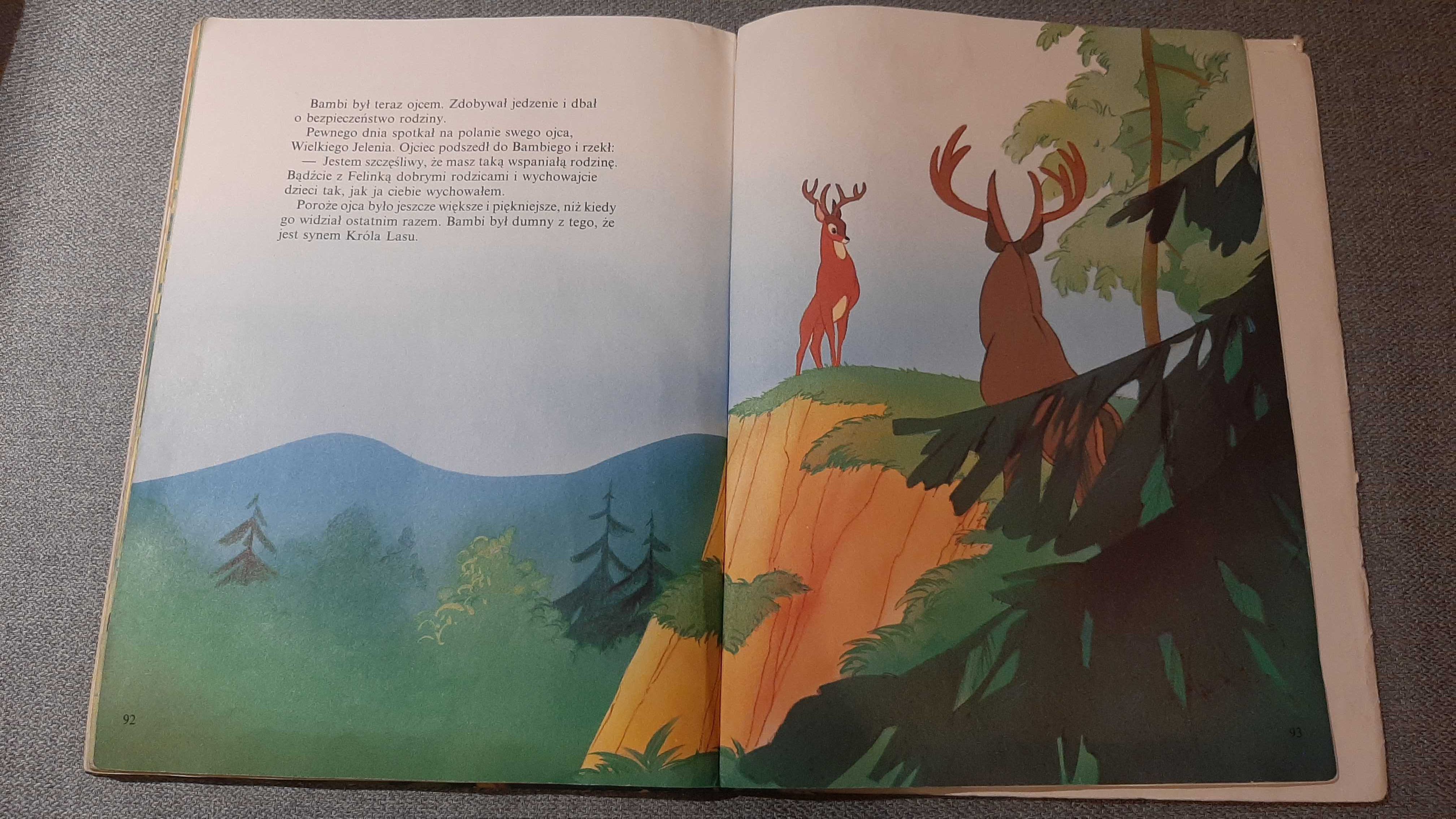 Bambi i Zajączek Tuptuś Disney format A4 twarda oprawa Sarenka Jelonek