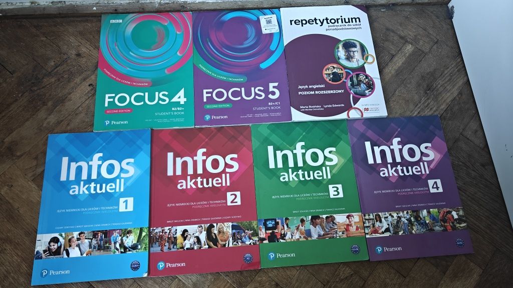 Podręczniki do liceup/technikum ( różne przedmioty)